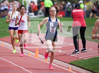 Thumbnail 3 in CHSAA Track and Field 5A Championships (Girls 4x800m Relay) photogallery.