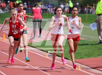 Thumbnail 1 in CHSAA Track and Field 5A Championships (Girls 4x800m Relay) photogallery.