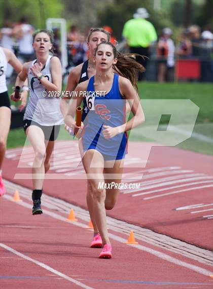 Thumbnail 3 in CHSAA Track and Field 5A Championships (Girls 4x800m Relay) photogallery.