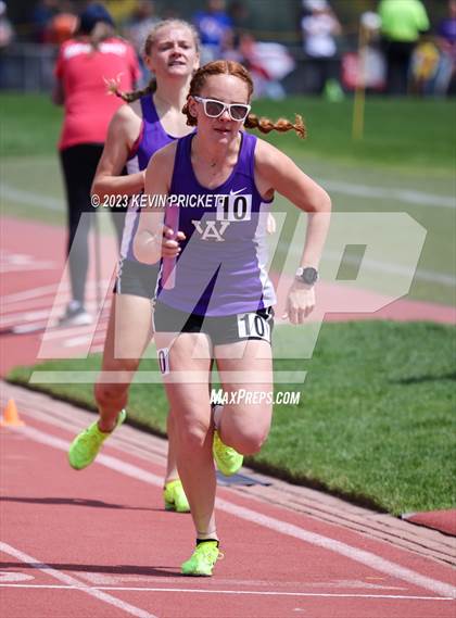 Thumbnail 3 in CHSAA Track and Field 5A Championships (Girls 4x800m Relay) photogallery.