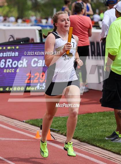 Thumbnail 1 in CHSAA Track and Field 5A Championships (Girls 4x800m Relay) photogallery.