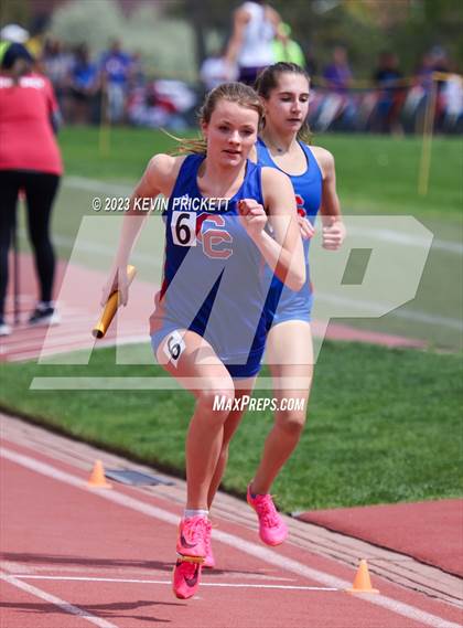 Thumbnail 1 in CHSAA Track and Field 5A Championships (Girls 4x800m Relay) photogallery.