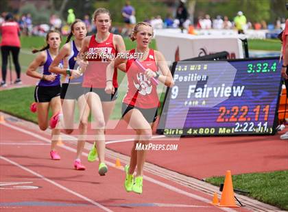 Thumbnail 1 in CHSAA Track and Field 5A Championships (Girls 4x800m Relay) photogallery.