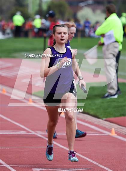 Thumbnail 2 in CHSAA Track and Field 5A Championships (Girls 4x800m Relay) photogallery.