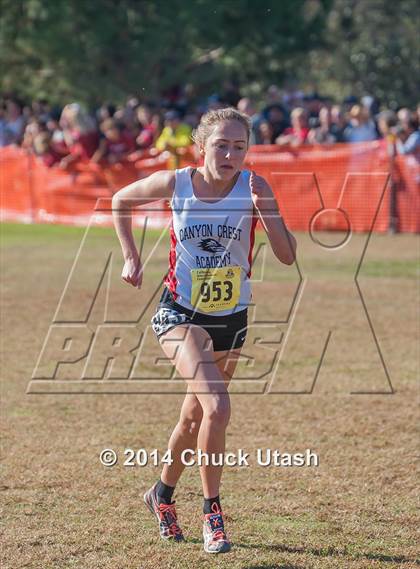 Thumbnail 3 in CIF State Cross Country Championships (D3 Girls Race) photogallery.