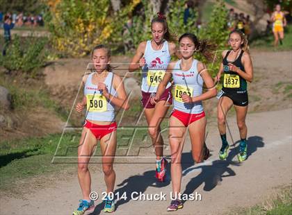 Thumbnail 3 in CIF State Cross Country Championships (D3 Girls Race) photogallery.