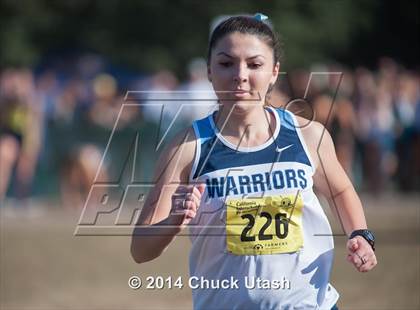 Thumbnail 2 in CIF State Cross Country Championships (D3 Girls Race) photogallery.