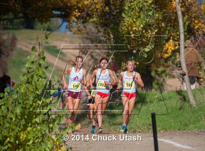 Thumbnail 2 in CIF State Cross Country Championships (D3 Girls Race) photogallery.