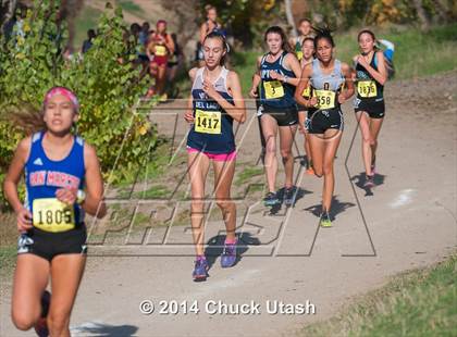 Thumbnail 3 in CIF State Cross Country Championships (D3 Girls Race) photogallery.