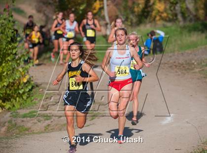 Thumbnail 2 in CIF State Cross Country Championships (D3 Girls Race) photogallery.
