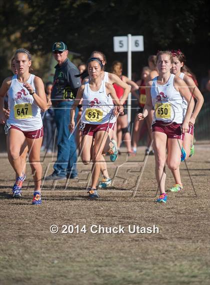 Thumbnail 3 in CIF State Cross Country Championships (D3 Girls Race) photogallery.