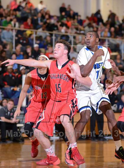 Thumbnail 3 in Lake Highland Prep vs. Clayton (HighSchoolOT.com Holiday Invitational) photogallery.