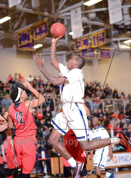 Thumbnail 3 in Lake Highland Prep vs. Clayton (HighSchoolOT.com Holiday Invitational) photogallery.
