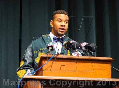 Thumbnail 2 in Robert Nkemdiche (National Signing Day Ceremony)  photogallery.