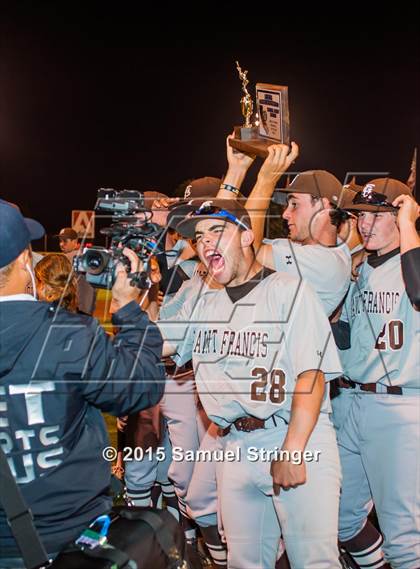 Thumbnail 2 in Saint Francis vs. Los Gatos (CIF CCS Open Division Final) photogallery.