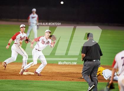 Thumbnail 2 in Manteo @ Voyager Academy (NCHSAA 1A 1st Round Playoffs) photogallery.
