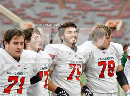 Thumbnail 2 in The Woodlands vs. Allen (UIL 6A Semifinal) photogallery.