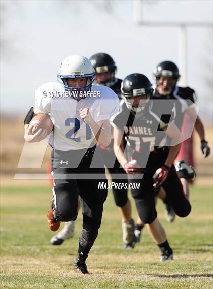 Thumbnail 2 in Pawnee vs. Hi-Plains (CHSAA 6-man Quaterfinal Playoff) photogallery.