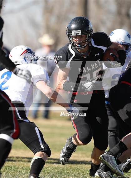 Thumbnail 2 in Pawnee vs. Hi-Plains (CHSAA 6-man Quaterfinal Playoff) photogallery.