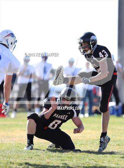 Thumbnail 2 in Pawnee vs. Hi-Plains (CHSAA 6-man Quaterfinal Playoff) photogallery.