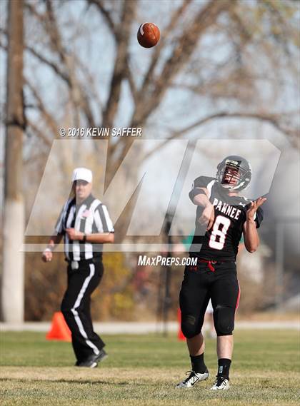 Thumbnail 3 in Pawnee vs. Hi-Plains (CHSAA 6-man Quaterfinal Playoff) photogallery.