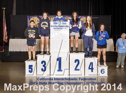 Thumbnail 3 in CIF State Girls Wrestling Championships (Awards)  photogallery.