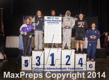 Thumbnail 3 in CIF State Girls Wrestling Championships (Awards)  photogallery.