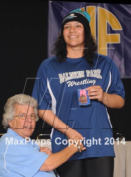 Thumbnail 1 in CIF State Girls Wrestling Championships (Awards)  photogallery.