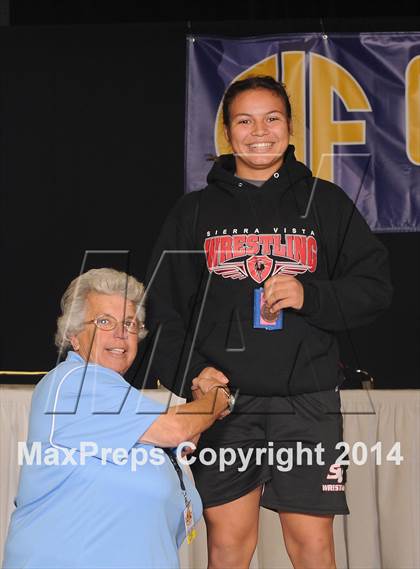 Thumbnail 2 in CIF State Girls Wrestling Championships (Awards)  photogallery.