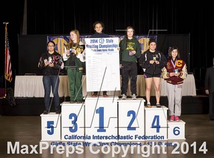 Thumbnail 1 in CIF State Girls Wrestling Championships (Awards)  photogallery.