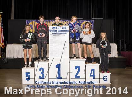 Thumbnail 1 in CIF State Girls Wrestling Championships (Awards)  photogallery.