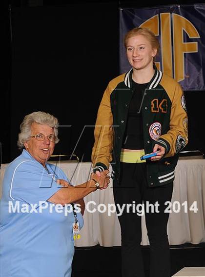 Thumbnail 3 in CIF State Girls Wrestling Championships (Awards)  photogallery.