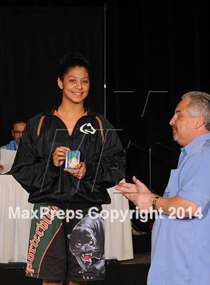 Thumbnail 2 in CIF State Girls Wrestling Championships (Awards)  photogallery.