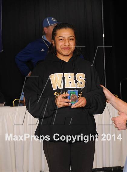 Thumbnail 1 in CIF State Girls Wrestling Championships (Awards)  photogallery.