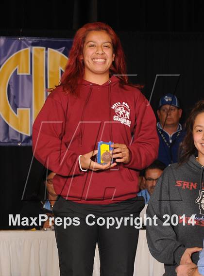 Thumbnail 2 in CIF State Girls Wrestling Championships (Awards)  photogallery.