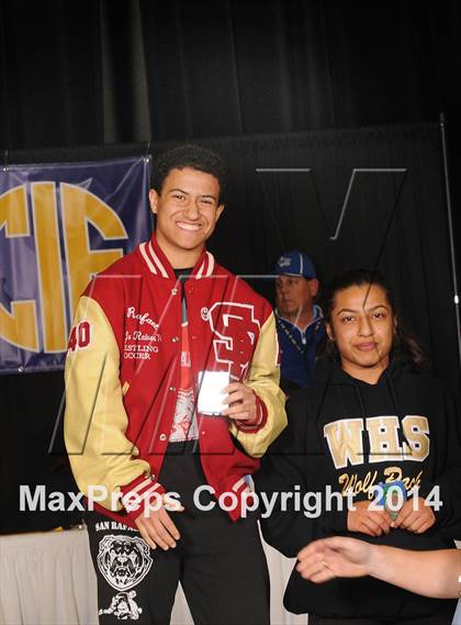 Thumbnail 3 in CIF State Girls Wrestling Championships (Awards)  photogallery.