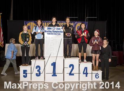 Thumbnail 1 in CIF State Girls Wrestling Championships (Awards)  photogallery.