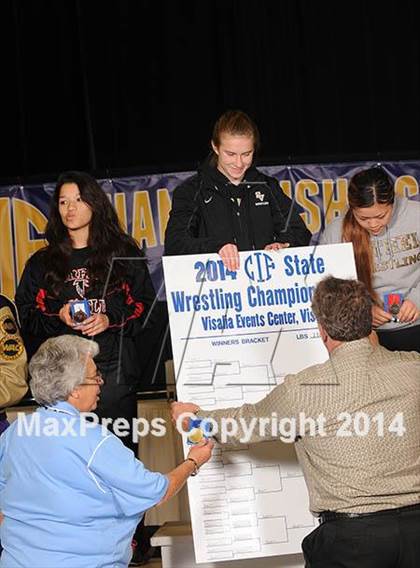 Thumbnail 1 in CIF State Girls Wrestling Championships (Awards)  photogallery.