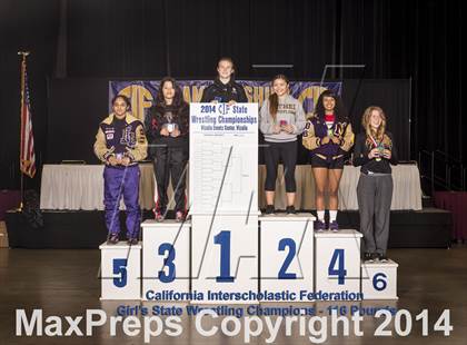 Thumbnail 1 in CIF State Girls Wrestling Championships (Awards)  photogallery.