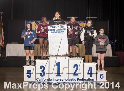 Thumbnail 1 in CIF State Girls Wrestling Championships (Awards)  photogallery.