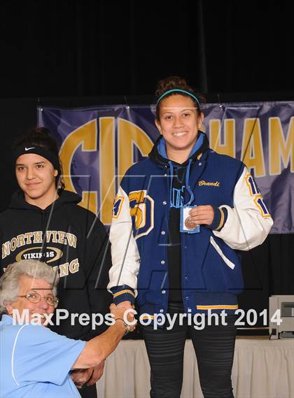 Thumbnail 3 in CIF State Girls Wrestling Championships (Awards)  photogallery.