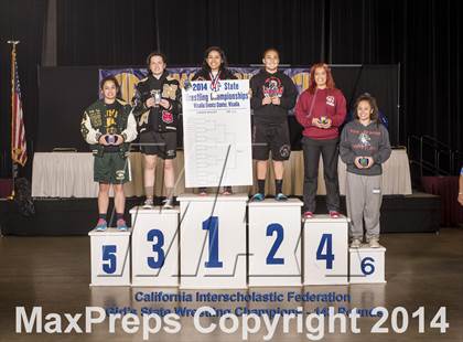 Thumbnail 2 in CIF State Girls Wrestling Championships (Awards)  photogallery.