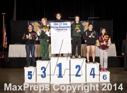 Thumbnail 2 in CIF State Girls Wrestling Championships (Awards)  photogallery.