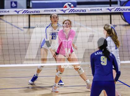 Thumbnail 2 in Landmark Christian vs. Mount Paran Christian (GHSA 2A Championship) photogallery.