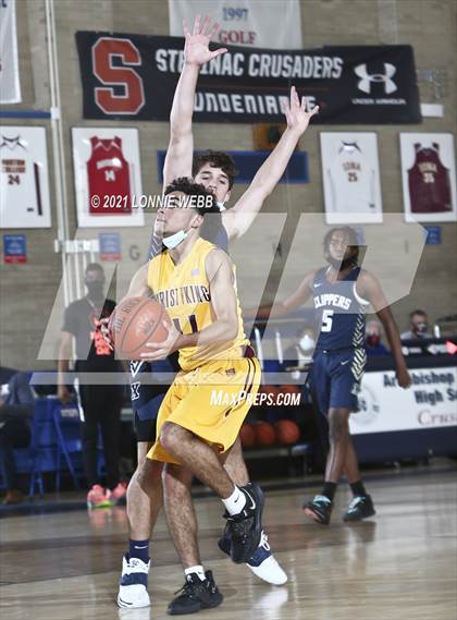 Thumbnail 1 in Xaverian vs Christ the King (CHSAA Spring Tournament) photogallery.