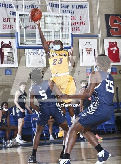Thumbnail 2 in Xaverian vs Christ the King (CHSAA Spring Tournament) photogallery.