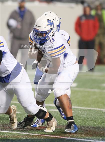 Thumbnail 1 in Rector vs. Spring Hill (AAA 8 Man Final) photogallery.