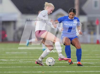 Thumbnail 2 in Seattle Prep vs Mt. Spokane (WIAA 3A Semifinal) photogallery.