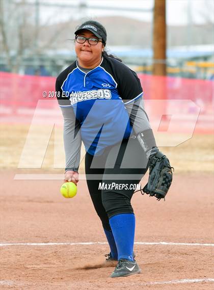 Thumbnail 2 in Bishop Union vs. Dayton (Yerington Tournament) photogallery.