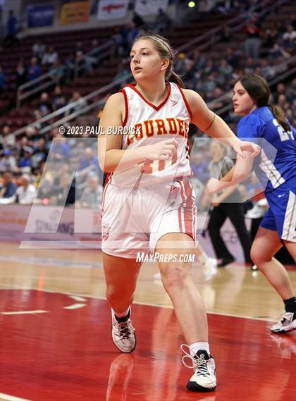 Thumbnail 2 in Our Lady of Lourdes Regional vs. Union Area (PIAA 1A Championship) photogallery.